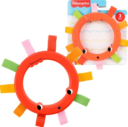 Anneau sensoriel – hochet pour bébés Rouge foncé FISHER-PRICE