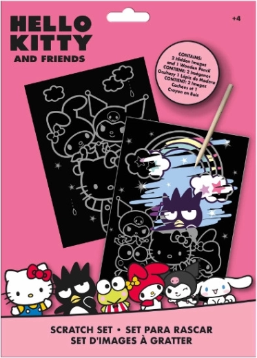 Kit à gratter Hello Kitty