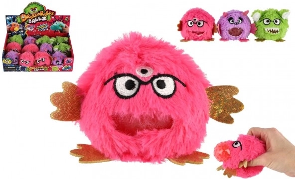 Petite peluche antistress monstre 8 cm – jouet à presser en boîte