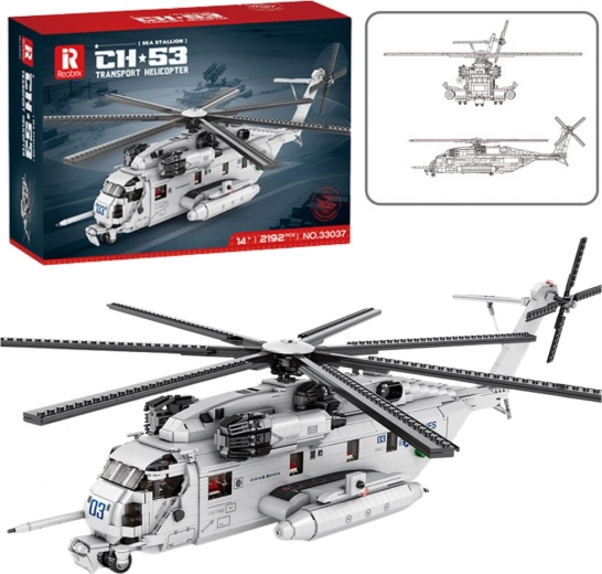 Kit de construction hélicoptère de transport CH-53 – 2192 pièces