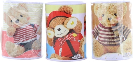 Tirelire en métal pour enfants – motifs assortis