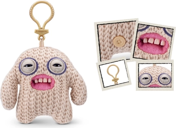 Pendentif en peluche ZURU Fuggler 9 cm - 1 pièce