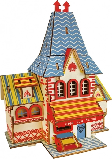 Woodcraft puzzle 3D en bois fleuriste
