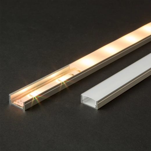 Diffuseur opale pour profilé LED en aluminium