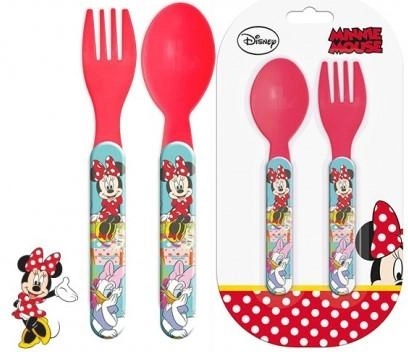 Couverts en plastique Minnie - 1 pièce