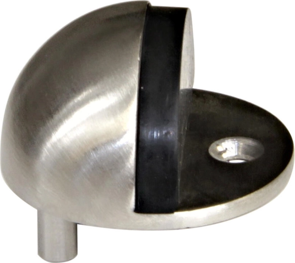 Butée de porte en acier inoxydable mat