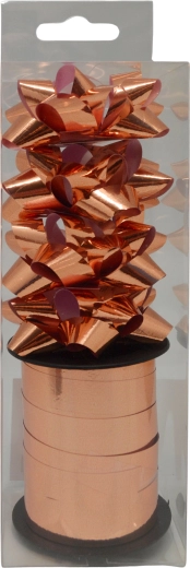 Ensemble de nœuds cadeau roses avec ruban 10 m (4 pcs) SPARKYS