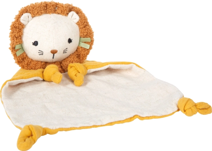 small foot doudou lionceau en mousseline pour bébés