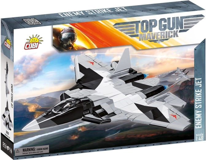 Cobi Top Gun: Maverick chasseur ennemi Su-57 Felon 1:48