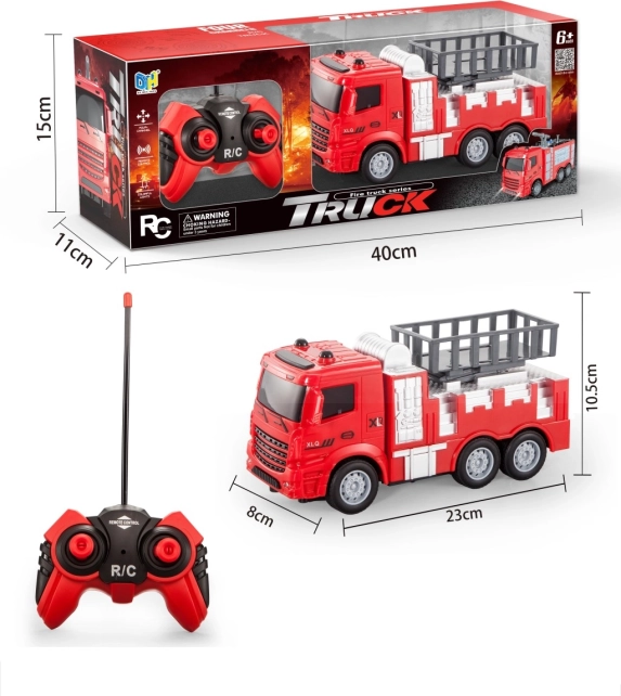 RC pompiers – camion de pompiers télécommandé 27 MHz