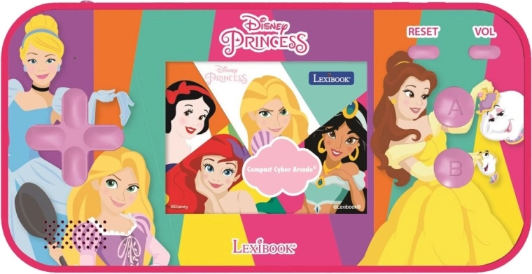 Console de jeu compacte Cyber Arcade Disney Princesses avec écran 2,5" - 150 jeux