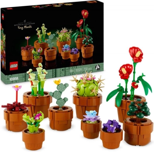 LEGO Botanicals petites plantes 10329 – plantes d’intérieur décoratives en briques