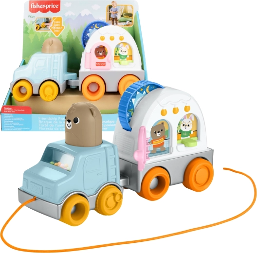Camping-car éducatif à tirer Fisher-Price pour bébés