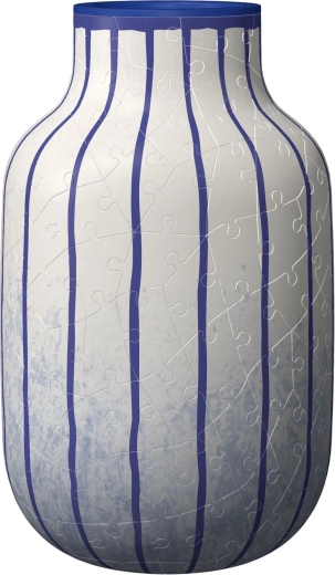 Vase moderne Blue line – puzzle 3D