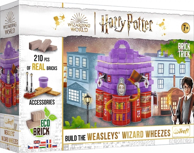 Kit de construction Brick Trick Harry Potter : Farces pour Sorciers Weasley (210 pièces)