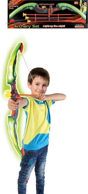 Set de tir à l’arc lumineux pour enfants