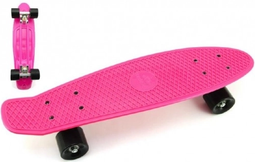 Pennyboard 60 cm avec axes métalliques et charge maximale de 90 kg – Rose