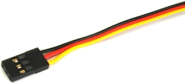 Câble servo avec connecteur JR 45 cm (plat) - 1 pièce