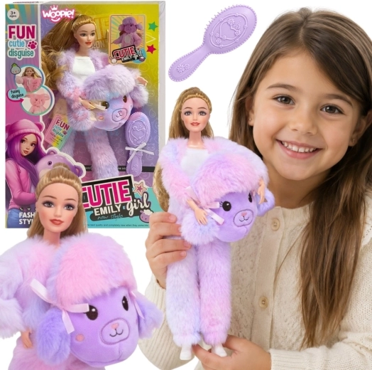 Poupée WOOPIE ROYAL Emi en costume violet de mouton
