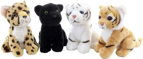 Bébé animal sauvage en peluche éco-responsable 15 cm - 1 pièce