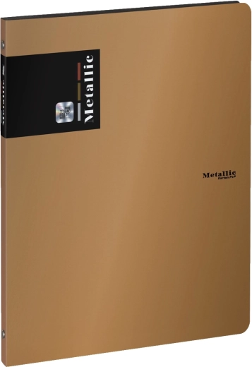 Classeur A4 Métallique cuivre