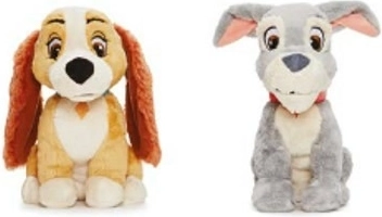 Chien en peluche Clochard 17 cm