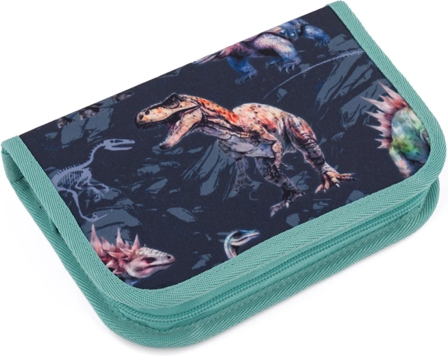 Trousse scolaire Topgal à deux rabats en polyester recyclé