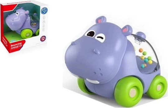 Hippopotame – jouet à hochet roulant pour tout-petits