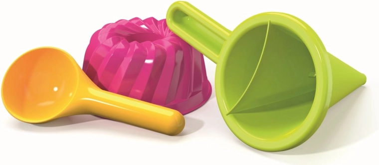 Set de jeu de sable Androni avec entonnoir mélangeur décoratif