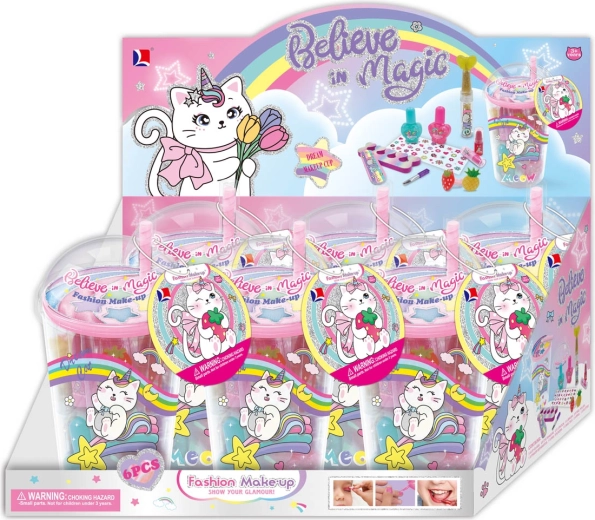 Mega set de maquillage pour enfants dans un bidon