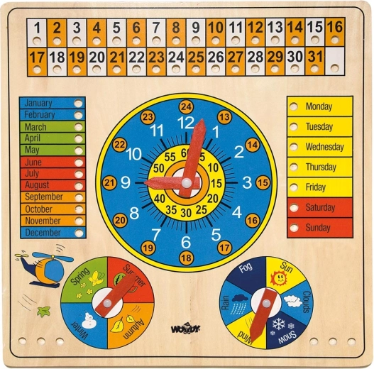 Calendrier multifonction Woody en anglais
