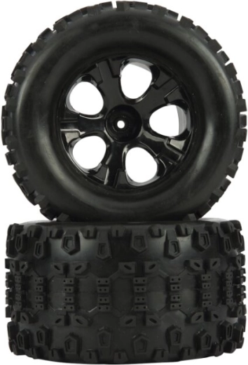 Roues et jantes Akron MT à l’échelle 1:10, 2 pièces