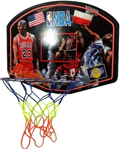 Panier de basket à accrocher à la porte avec panneau