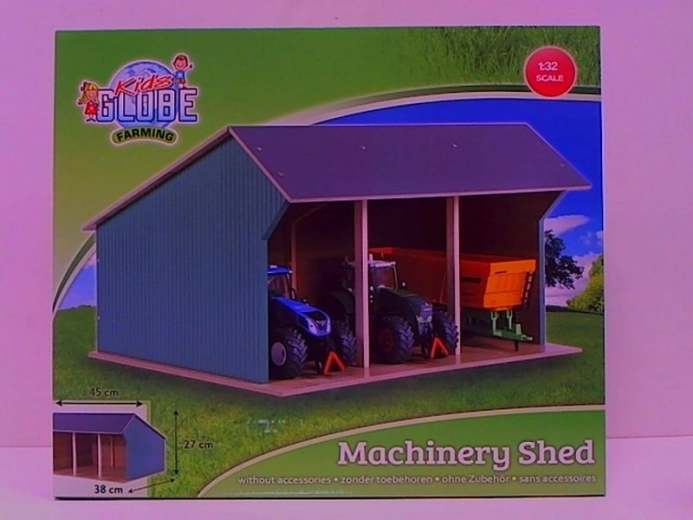 Garage pour trois grands tracteurs