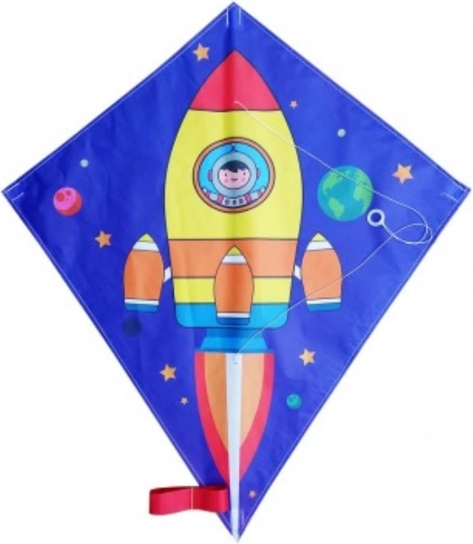 Cerf-volant Fusée Cosmique 70x60 cm