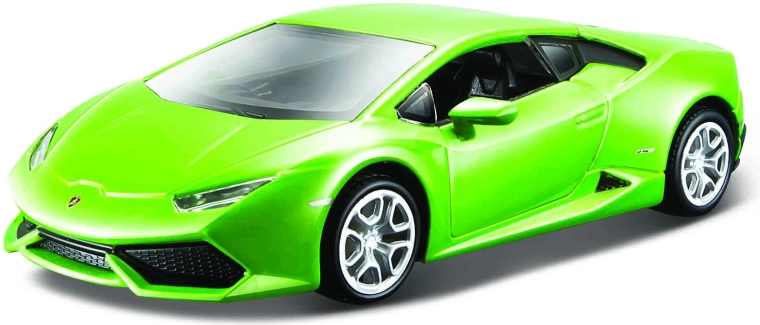 Lamborghini Huracan Coupé modèle vert à l’échelle 1:32