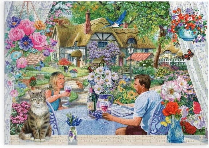 Puzzle HOP Joie du jardin – 500 grandes pièces