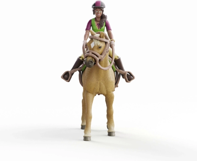 Schleich Horse Club Sarah et la jument Mystery – set d’équitation