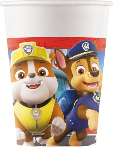 Gobelets en papier PAW PATROL 200 ml, 8 pcs