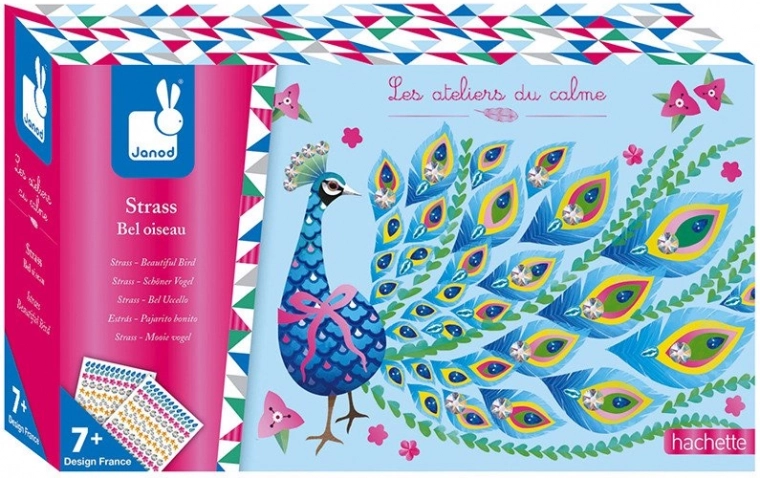 JANOD Images scintillantes avec strass - Petit oiseau Midi