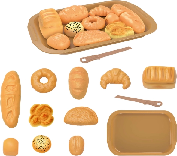 Produits de boulangerie avec plateau de 32 cm