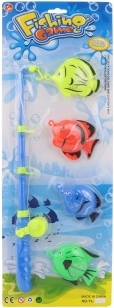 Set de pêche pour enfants avec poissons magnétiques
