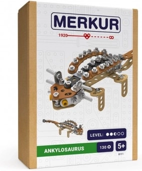 Jeu de construction MERKUR Ankylosaurus, 130 pièces