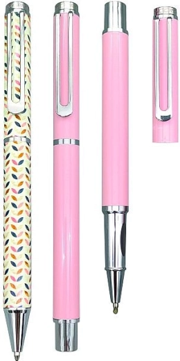 Coffret cadeau de fournitures d’écriture CONCORDE Sandra – stylo-bille et roller