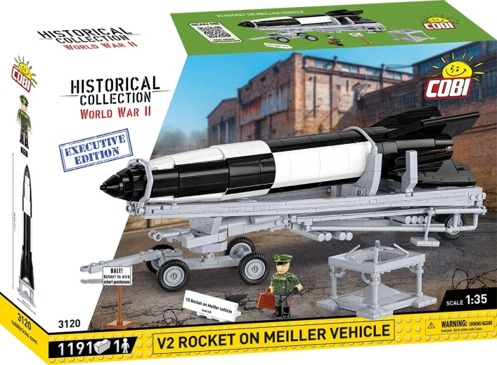 Cobi historical collection Seconde Guerre mondiale fusée V2 sur châssis Meiller executive edition