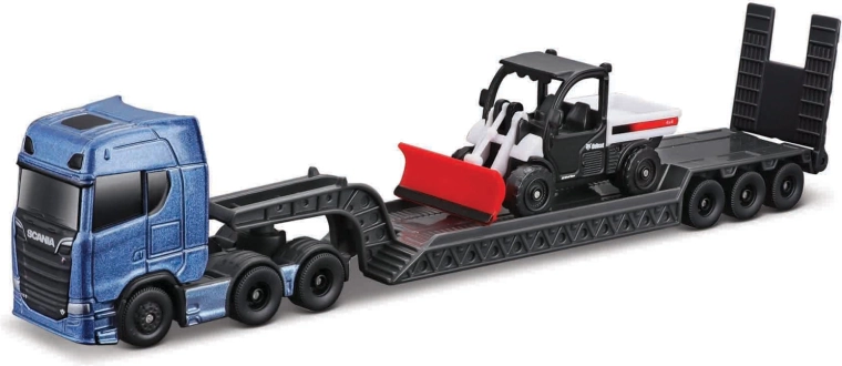 Ensemble Maisto de mini engins de chantier avec grand tracteur routier