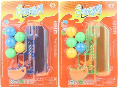 Pistolet lanceur de balles en plastique pour enfants