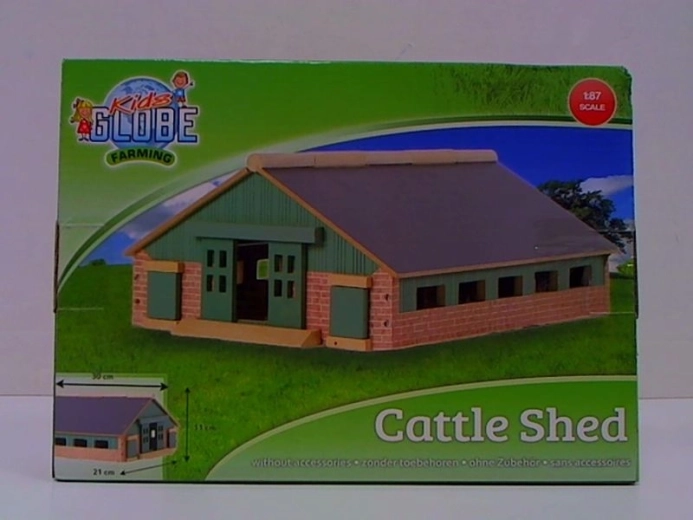Étable en bois pour vaches 1:32