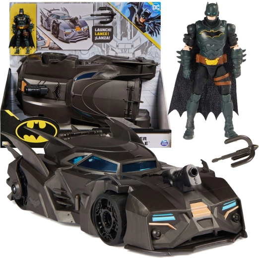 DC Comics Batman avec figurine et Batmobile