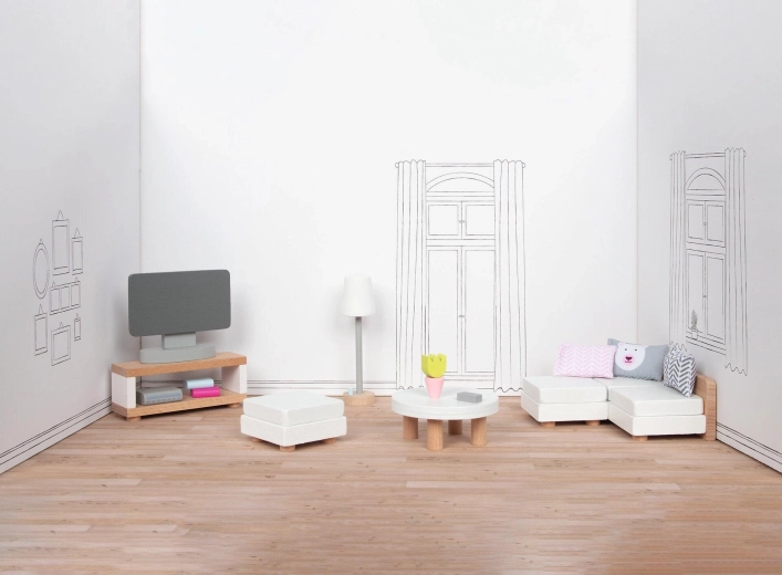 Goki mobilier de maison de poupées – salon